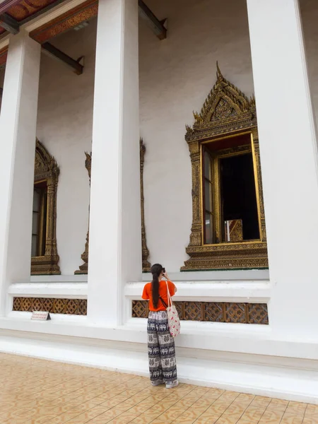 Wat Saket Ratcha Wora Maha Wihan Bangkok Thailand Νοεμβριου 2018Ο — Φωτογραφία Αρχείου