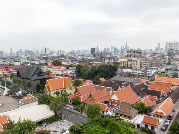 Wat Saket Ratcha Wora Maha Wihan Bangkok Tailandia Noviembre 2018El — Foto de Stock