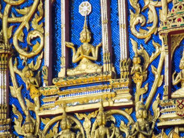 Ulusal Müze BANG RAK BANGKOK THAILAND-31 Aralık 2018 Bu müzenin önü Tayland Ulusal Tarih Müzesi 'dir. BANG RAK BANGKOK 31 ARALIK 2018