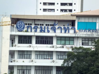 Tayland Denizcilik Departmanı BANGKOK THAILAND-31 Aralık 2018 Su ve su seyahatinden sorumlu 1278 Yotha Yolu Talad Noi Samphanthawong 'da bir ofis bulunmaktadır. Bangkok