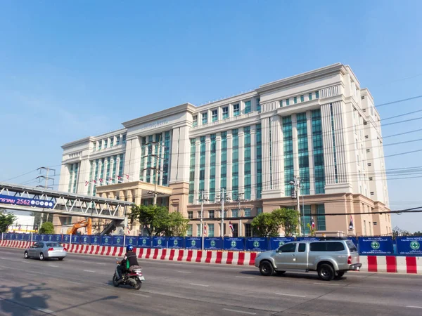 Novo Prédio Escritórios Ministério Justiça Chaengwattana Bangkok Thailand Dezembro 2018Novo — Fotografia de Stock