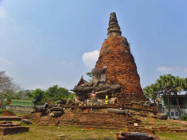 Wat Phra Sri Sanphet Temple Templo Sagrado Templo Mais Sagrado — Fotografia de Stock