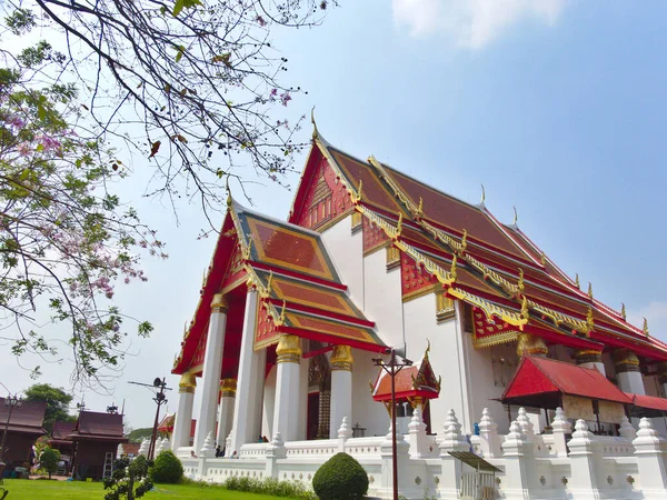 Wihan Phra Mongkhon Bophit Ayutthaya Das Gut Restauriert Wurde Inneren — Stockfoto