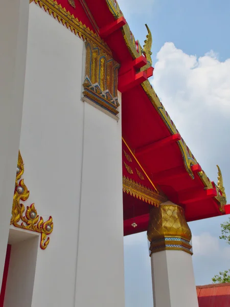 Wihan Phra Mongkhon Bophit Ayutthaya Dat Goed Gerestaureerd Binnen Een — Stockfoto