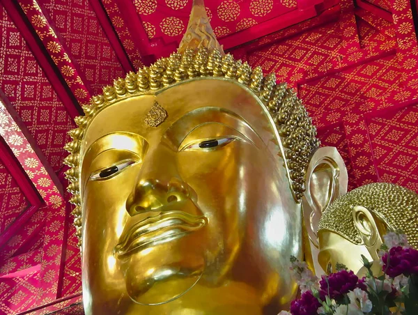 Wat Phanan Choeng Temple Ezt Nagyra Becsült Buddha Szobrot Thai — Stock Fotó