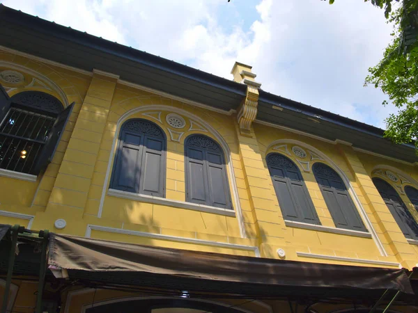 Budynek Znajduje Się Wat Phra Kaew Grand Palace Tajlandii — Zdjęcie stockowe