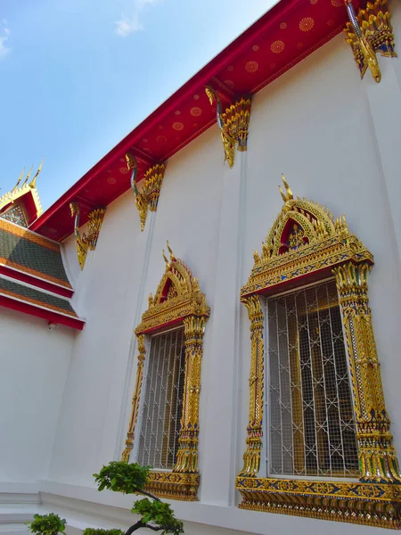 Wat Phra Chetuphon Wat Pho Zümrüt Buda Tapınağının Arkasında Yer — Stok fotoğraf