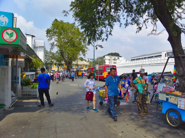 Wat Phra Kaew Templo Del Buda Esmeralda Bangkok Tailandia Febrero — Foto de Stock