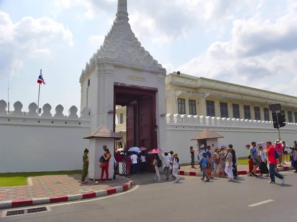 Wat Phra Kaew Temple Emerald Buddhabangkok Thaïlande Février 2019Point Repère — Photo