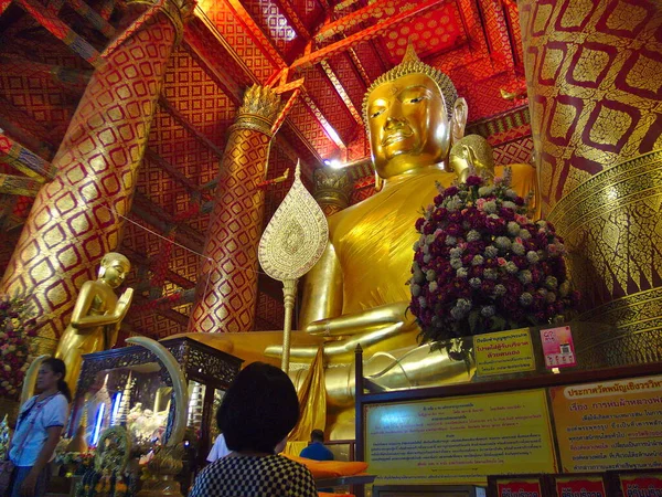 Wat Phanan Choeng Tempel Ayutthaya Thailand März 2019Diese Hoch Angesehene — Stockfoto