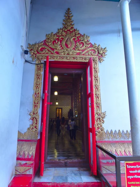 Wat Phanan Choeng Temple Ayutthaya Tailandia Marzo 2019Esta Estatua Buda — Foto de Stock