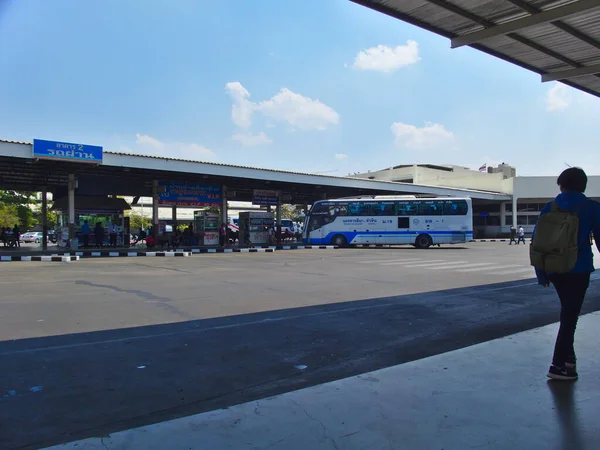 Nakhon Ratchasima Thailand März 2019Nakhon Ratchasima Bus Terminal Auf Nakhon — Stockfoto