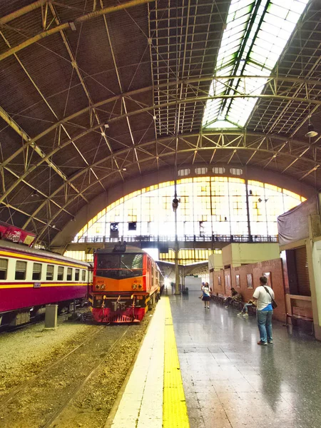 Bangkok Thaïlande Mars 2019Locomotive Thaïlandaise Sur Bangkok Thaïlande Mars 2019 — Photo