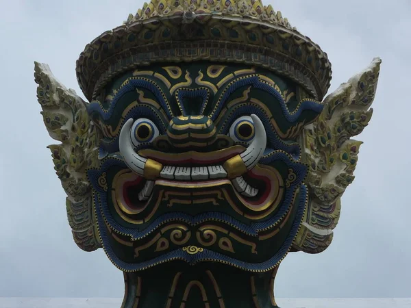 Demon Guardian Wat Phra Kaew Grand Palace Thailand — Stock Photo, Image