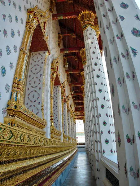 Bangkok Thailand April 2019Wat Arun Ratchawararam Ratchawaramahawihan Буддійський Храм Існував — стокове фото