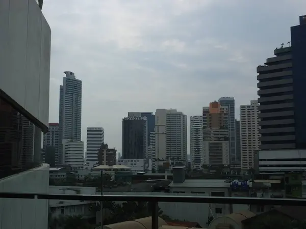 Bangkok Thailand Květen 2019Krajina Centrální Oblasti Bangkok Asoke Phrom Phong — Stock fotografie