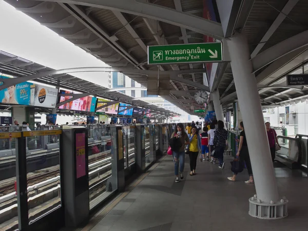 Bangkok Thailand Maj 2019Bts Asoke Station Bangkok Thailand Maj 2019 — Stockfoto