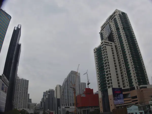 Bangkok Thailand Mai 2019Paisagem Área Central Bangkok Asoke Phrom Phong — Fotografia de Stock