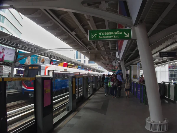 Bangkok Thailand May 2019Bts Asoke Station Bangkok Thailand May 2019 — 스톡 사진