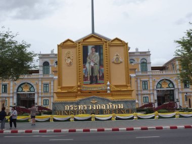 BANGKOK THAILAND-08 Haziran 2019 Savunma Bakanlığı 08 Haziran 2019 'da Tayland' da.