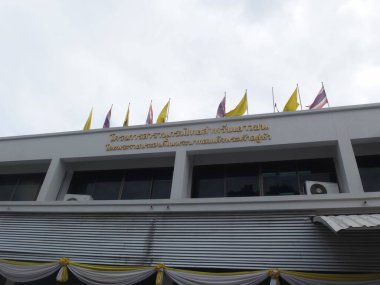 BANGKOK THAILAND-08 HAZİRAN 2019Tayland Gençlik Ansiklopedisi Majesteleri Kral Bhumibol Adulyadej 'de.