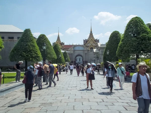 Wat Phra Kaew Temple Emerald Buddhabangkok Thailand October 2018Landmärke Thailand — Stockfoto