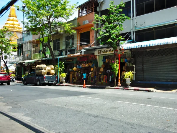 Bangkok Tailandia Julio 2019Tienda Estilo Antiguo Vender Artesanías Hechas Mano — Foto de Stock