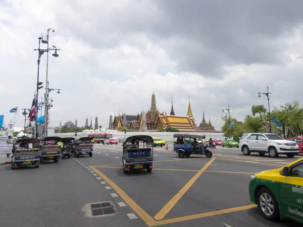 Großer Palast Bangkokthailand August 2018Großer Palast Vor Der Mauer August — Stockfoto