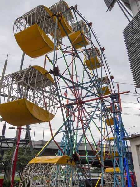 Malý Zábavní Park Bangkokthailand Září 2018Malý Hratelný Zábavní Park Září — Stock fotografie