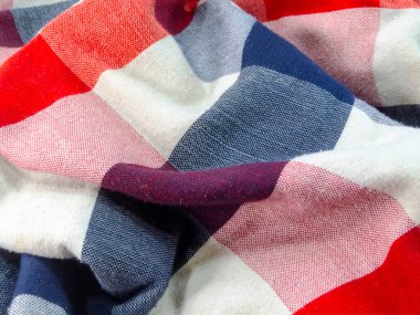 beyaz arka plan üzerinde izole loincloth veya İskoç Doku tarzı