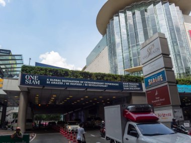 Siyam Paragonu BANGKOK THAILAND-14 Kasım 2018. Siyam Paragon Ticaret Merkezi Lüks otel ve restoranları her gezgin için zorunludur. BANGKOK THAILAND-14 Kasım 2018.