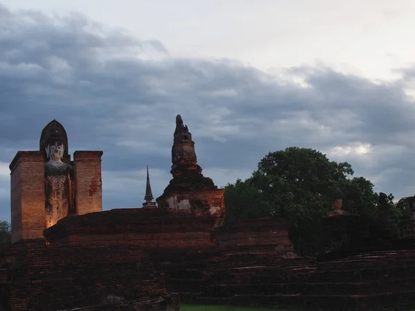 Wat Mahathat Temple Sukhothai Province Temple Area Sukhothai Ancient Times — Stock Photo, Image