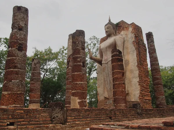 Tempel Sukhothai Thailand Liegt Außerhalb Der Alten Stadtmauer Von Sukhothai — Stockfoto