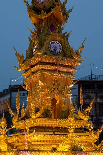 Chiang Rai Tayland Mart 2020Chiang Rai Saat Kulesi Saat Kulesi — Stok fotoğraf