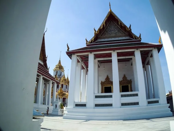 Loha Prasat Wat Ratchanatda Temple Bangkok Thailand December 2018Built 1846 — Stock Photo, Image