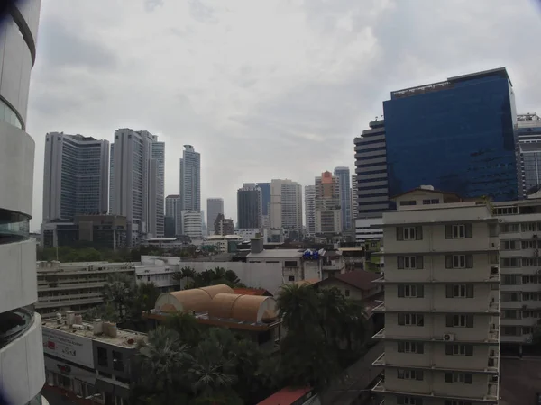 Bangkok Thailand Květen 2019Krajina Centrální Oblasti Bangkok Asoke Phrom Phong — Stock fotografie