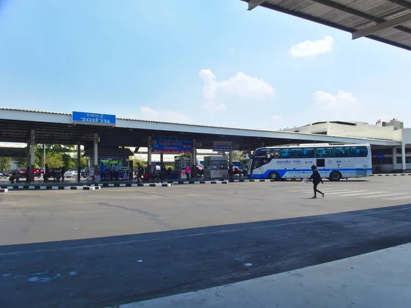 Nakhon Ratchasima Thailand März 2019Nakhon Ratchasima Bus Terminal Auf Nakhon — Stockfoto