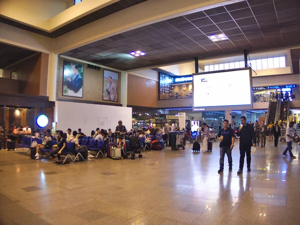 Tajlandia Sierpnia 2019Port Lotniczy Don Mueang Międzynarodowy Terminal Pasażerski Bangkok — Zdjęcie stockowe