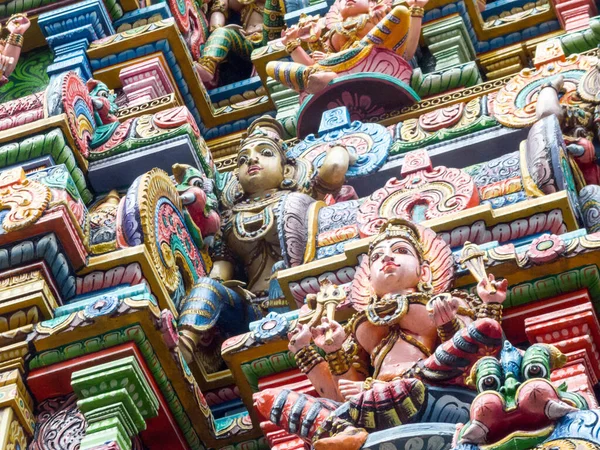 Sri Maha Mariamman Temple Silom Bangkok Thailandia Ottobre 2018Costruito Essere — Foto Stock