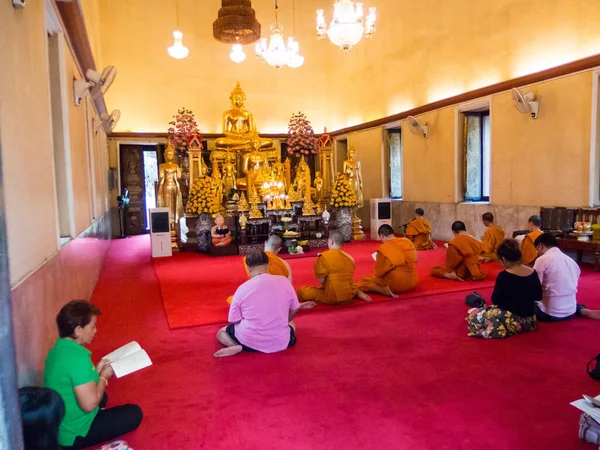 Wat Yannawa Bangkok Tailandia Octubre 2018Wat Yannawa Real Monasterio Situado —  Fotos de Stock