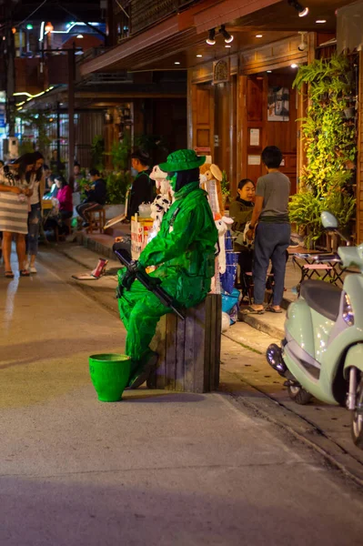 Loei Chiang Khan Thailand December 2019 Chiang Khan Walking Street — Stockfoto