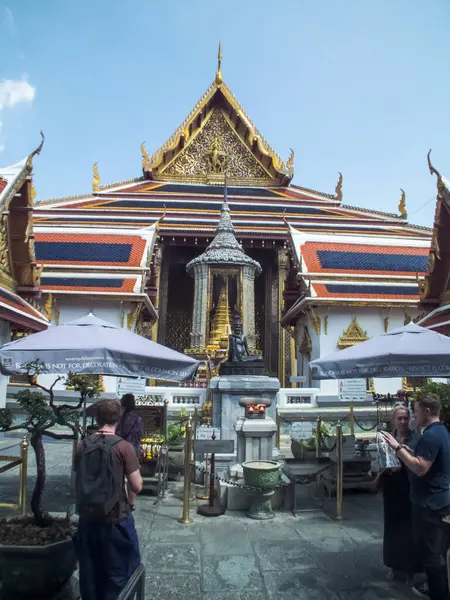 Zümrüt Buddhabangkok Wat Phra Kaew Tapınağı Ekim 2018 Tayland Tarihi — Stok fotoğraf