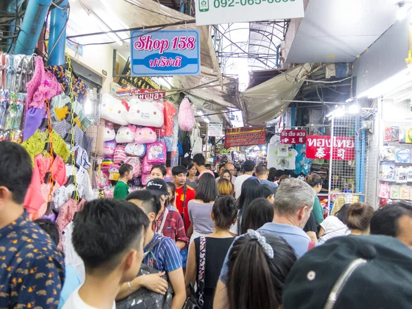 Sengpeng Market Bangkokthailand September 2018 Einkaufen Und Touristen Sind Während — Stockfoto