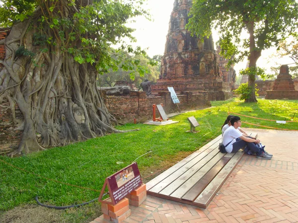 Wat Ratchaburana Tempio Situato Nel Parco Storico Phra Nakhon Ayutthaya — Foto Stock