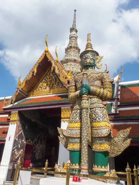 Guardián Del Demonio Wat Phra Kaew Bangkok Tailandia —  Fotos de Stock