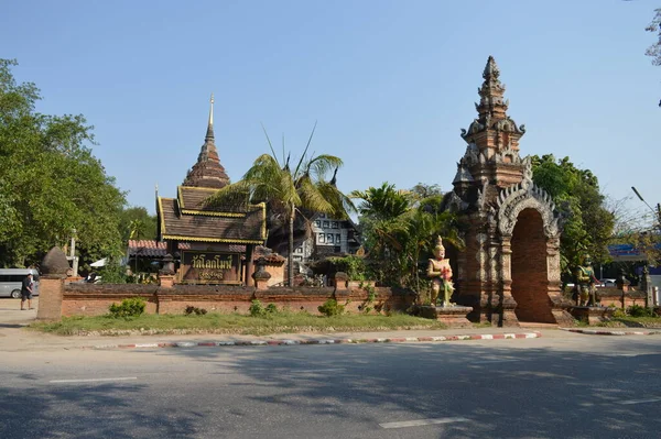 Wat Lok Moli Chiang Mai Thaïlande Janvier 2020On Sait Pas — Photo