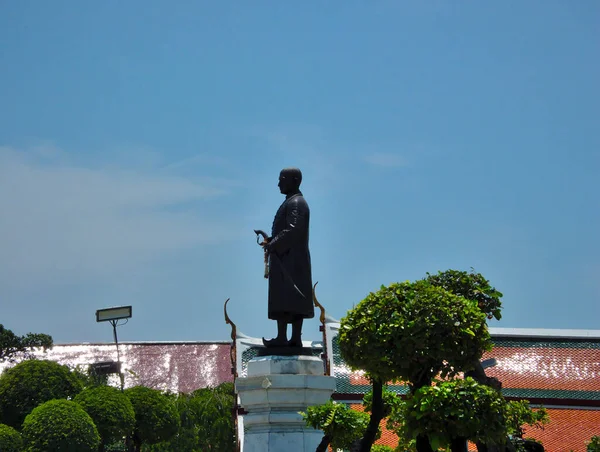 Bangkok Tailandia Abril 2019 Monumento Rey Rama Que Fue Construido —  Fotos de Stock