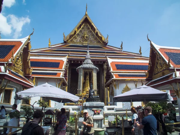 Wat Phra Kaew Templo Del Buda Esmeralda Bangkok Tailandia Octubre —  Fotos de Stock