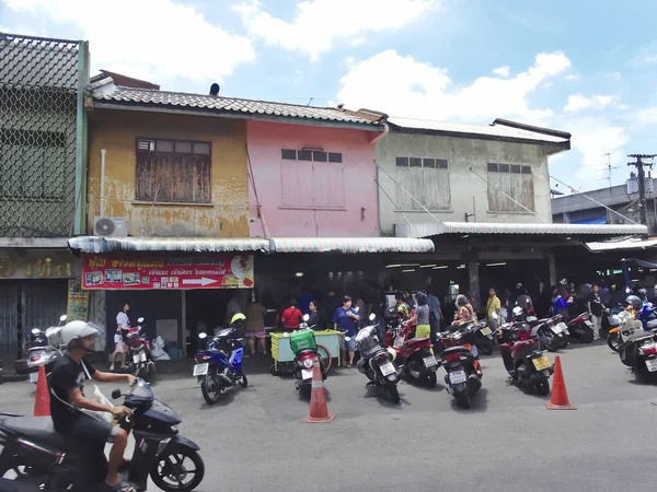 Bangkok Tayland Bangkok Thailand Hazi Ran 2019Talat Phlu Pazarı Çeşitli — Stok fotoğraf