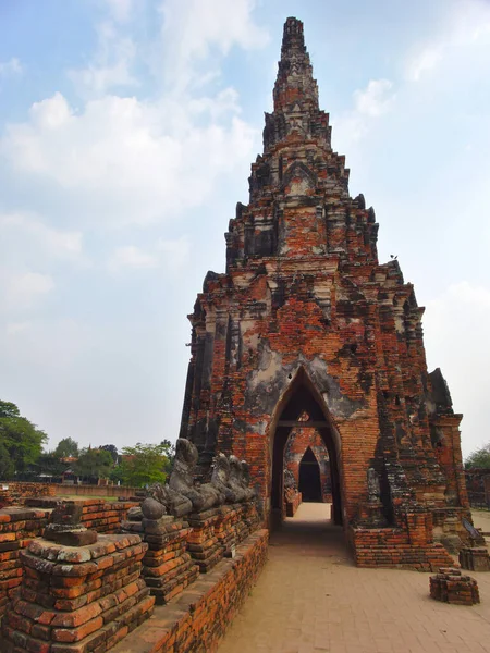 Wat Chaiwatthanaram Ist Ein Buddhistischer Tempel Der Stadt Ayutthaya Historical — Stockfoto